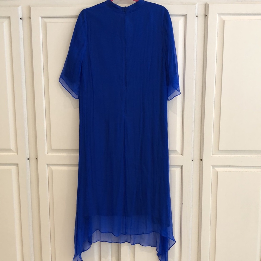 DDER Royal Blue Silk Dress - Picture 4 of 10